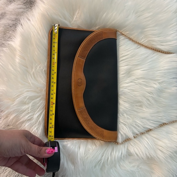 Dior Black and Tan Shoulder Bag - Picture 5 of 7